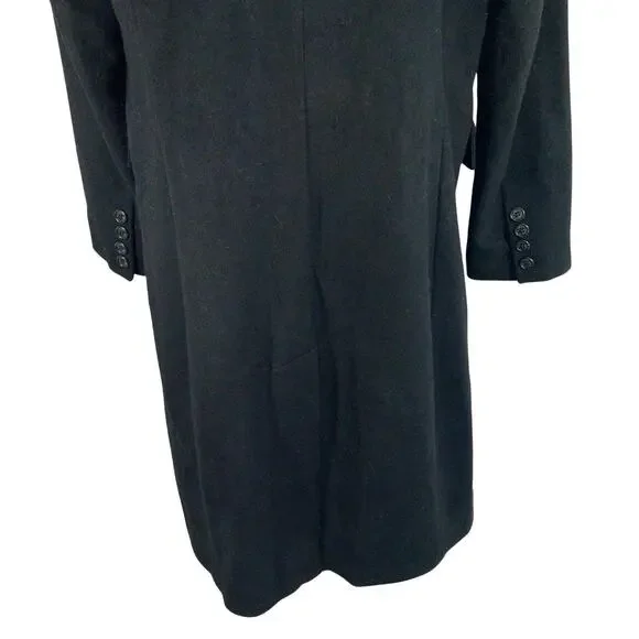 NWT@$340! LAUREN BY RALPH LAUREN! BLACK WOOL BLEND DOUBLE BREAST OVERCOAT! SZ 8 - Picture 10 of 16
